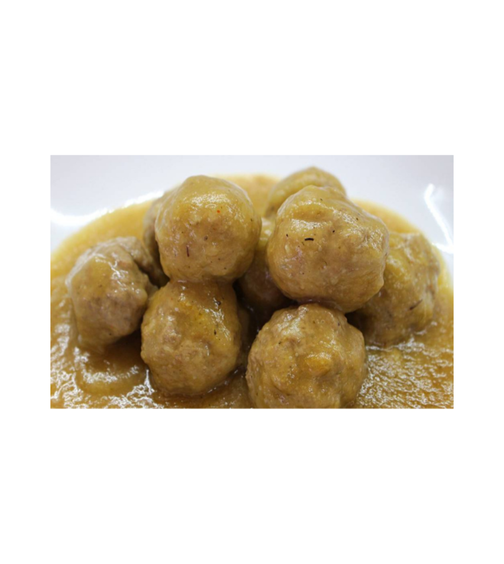 ALBONDIGAS EN SALSA ESPAÑOLA