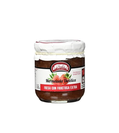 MERMELADA DIETICA DE FRESA CON FRUCTOSA EXTRA