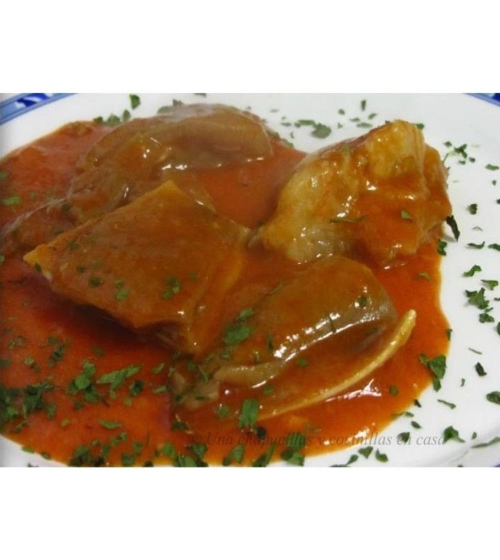 OREJAS DE CERDO EN SALSA ALEGRE