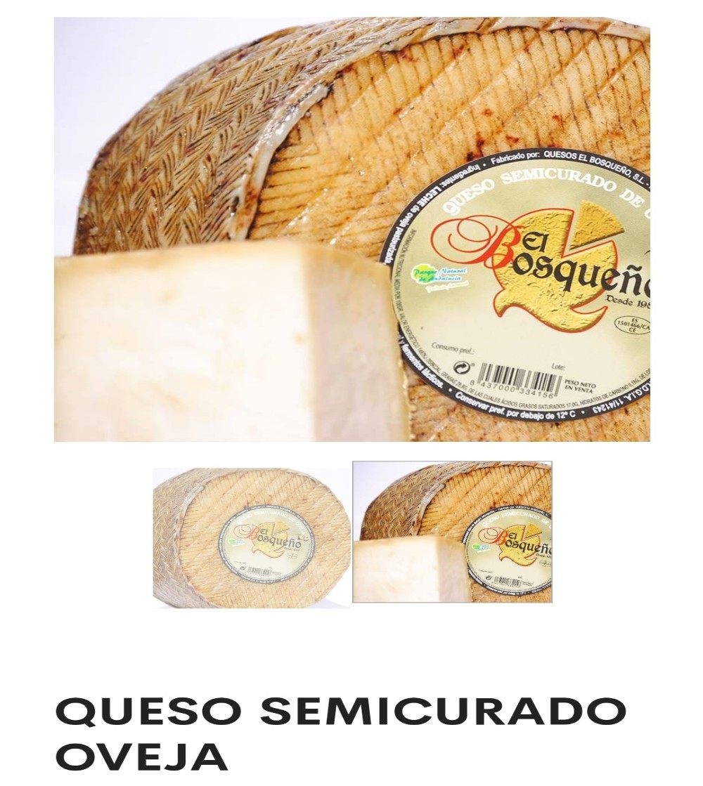 QUESO DE OVEJA SEMI-CURADO