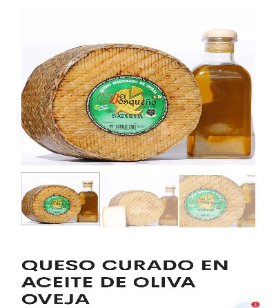 QUESO DE OVEJA EN ACEITEDE OLIVA